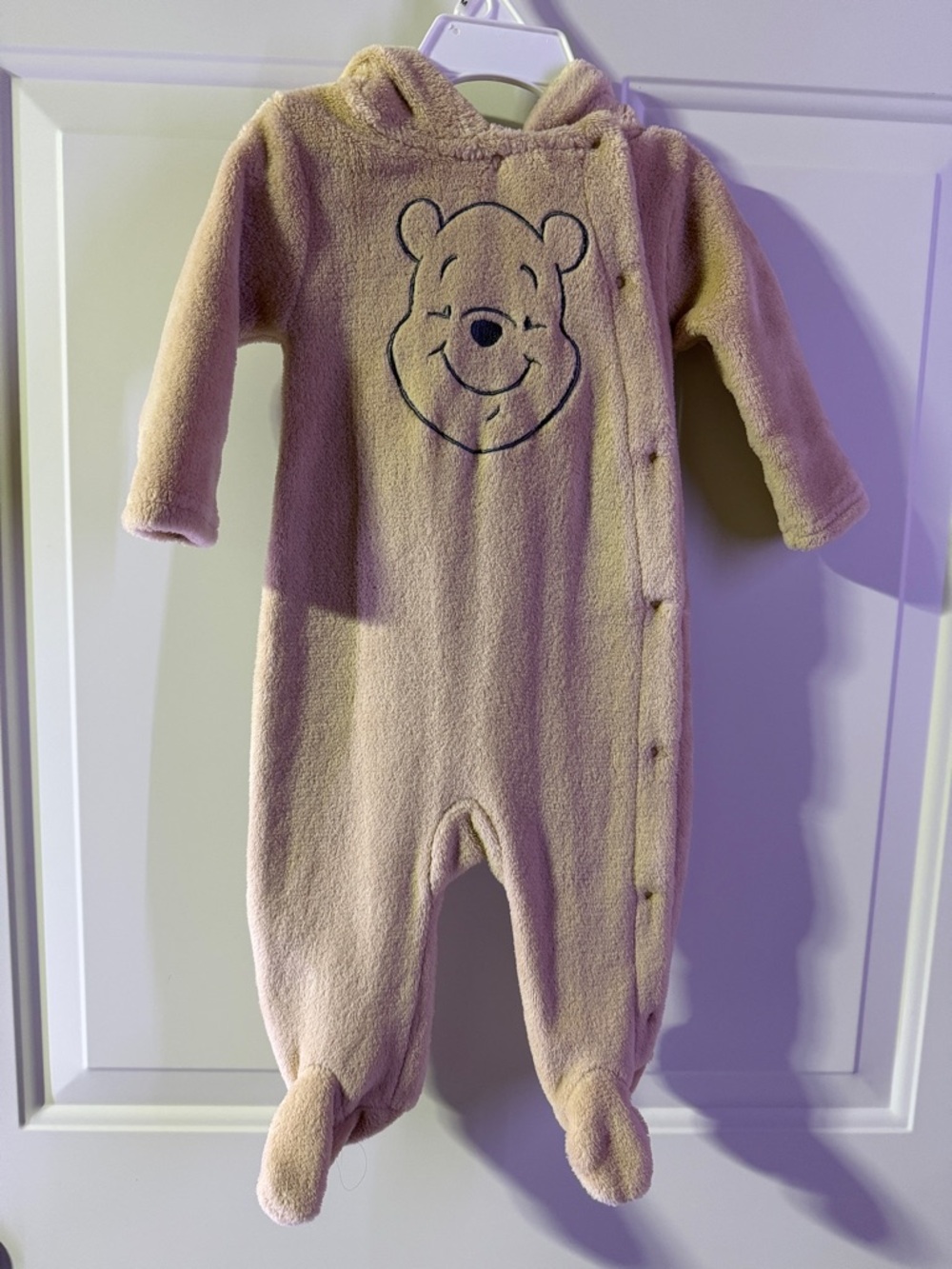 Plush Winnie-the-Pooh Hooded One-Piece for Baby 6-9 months